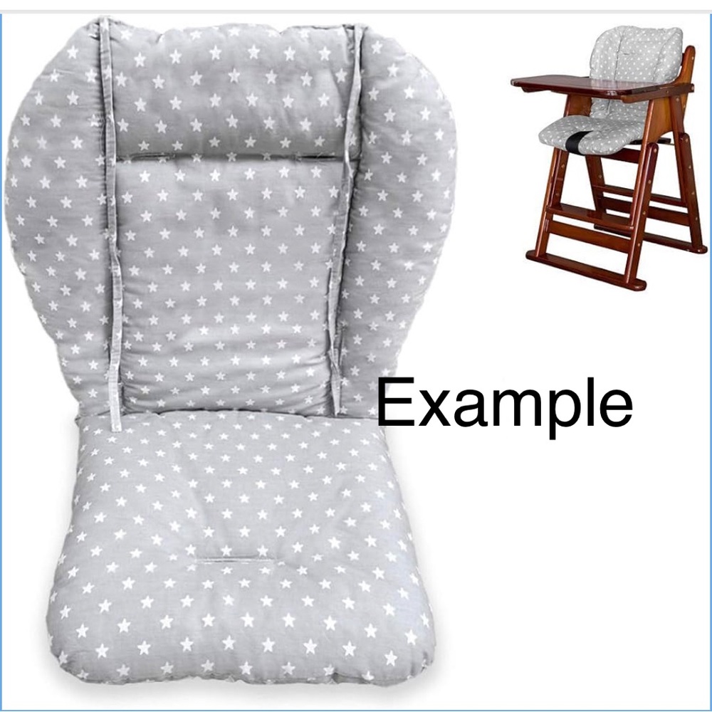 Star High Chair Cushion NWT